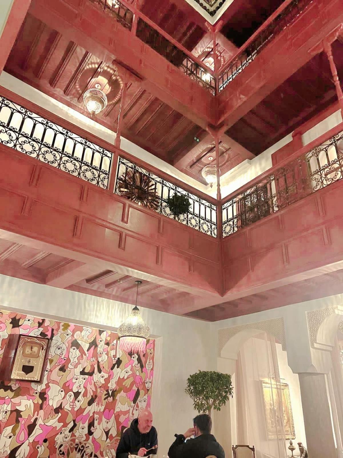 Le Singe Rose Bed & Breakfast Marrakesh Bagian luar foto