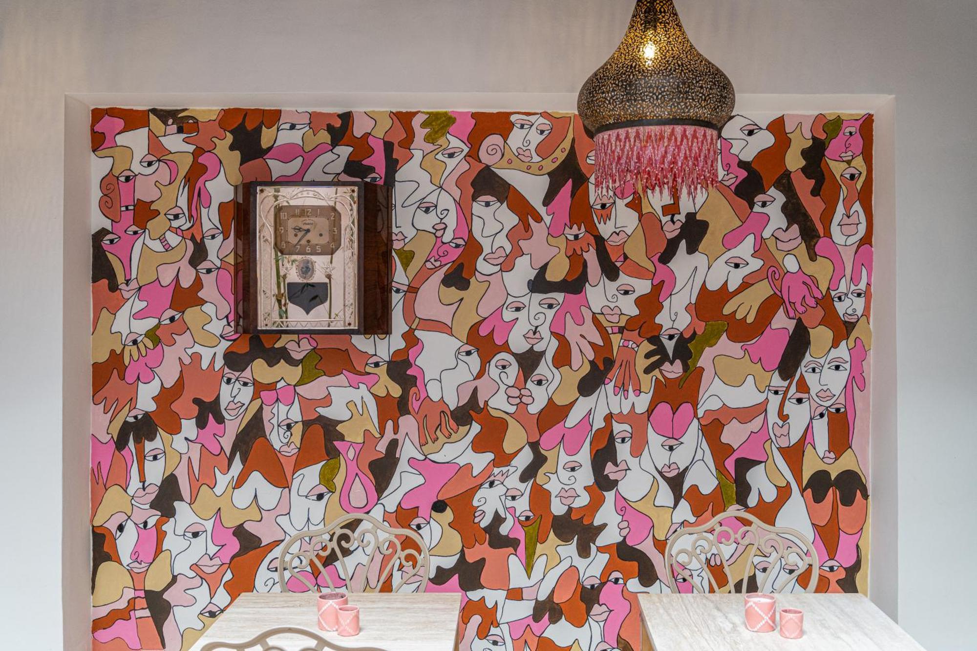 Le Singe Rose Bed & Breakfast Marrakesh Bagian luar foto